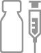 Icons of vial and syringe
depicting reference medicines